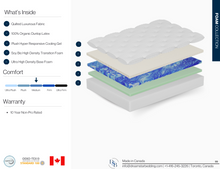 Load image into Gallery viewer, Natural Escape Medium All Natural Latex Mattress CUSTOM MADE FOR ADJUSTABLE BASES