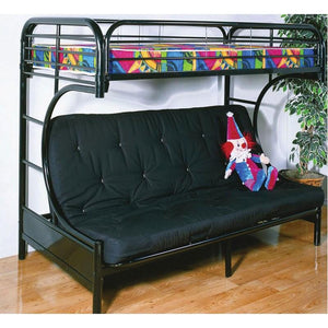 Single Over Double Futon Bunk Bed Frame Only
