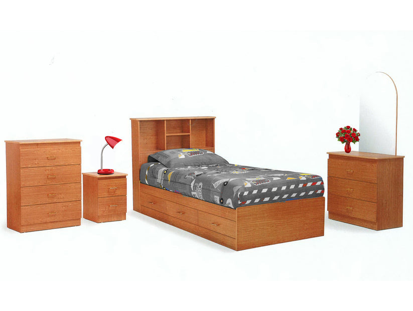 1100 Storage Bed (16 Colour Options)