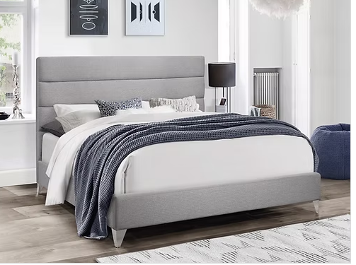 5235 Grey Platform Bed