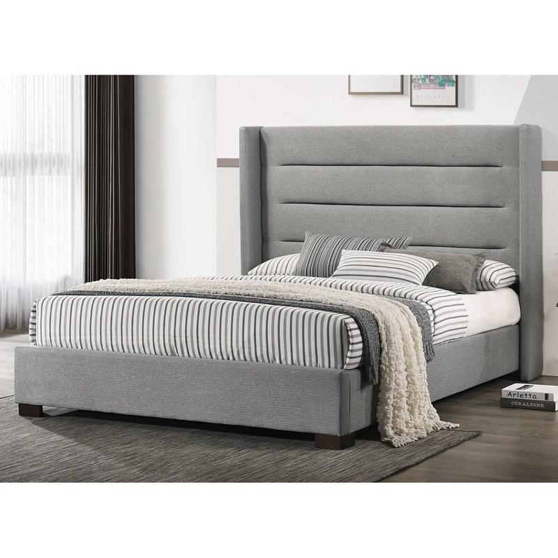 Queen Size Grey Platform Bed *Last One 299.99*