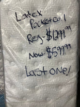 Load image into Gallery viewer, Single Latex Mattress *Medium Feel - Now $499.99*