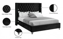 Load image into Gallery viewer, Multi Colour Platform Bed (Velvet Grey, Pink, Black, Blue, White, And Fabric Grey