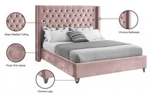 Load image into Gallery viewer, Multi Colour Platform Bed (Velvet Grey, Pink, Black, Blue, White, And Fabric Grey