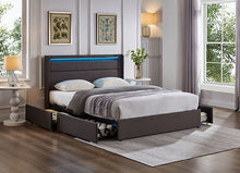 Load image into Gallery viewer, Storage Bed With Charging &amp; Lights(4 Different Designs)