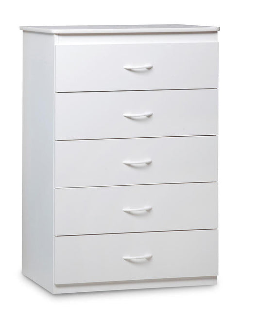 5 Drawer Chest (Fully Assembled & 16 Colour Options)