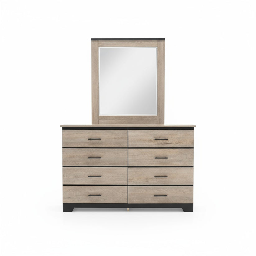 6741 Two Tone Bedroom Set