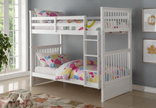 Load image into Gallery viewer, SINGLE/SINGLE SOLID WOOD BUNK BED