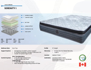 Serenity Memory Foam Nice and Soft With A Bamboo Cover
