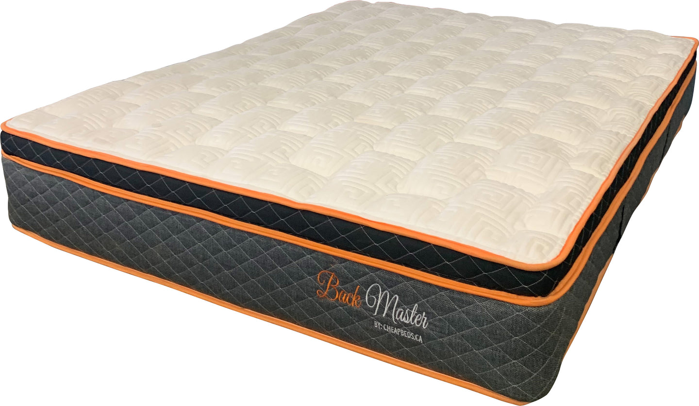 The Back Master Rolled Pocket Coil On Memory Foam Mattress